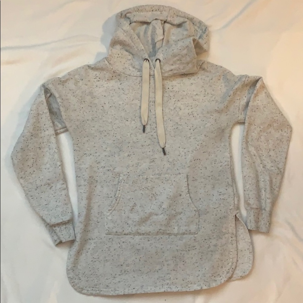 Tan/grey speckled sweatshirt